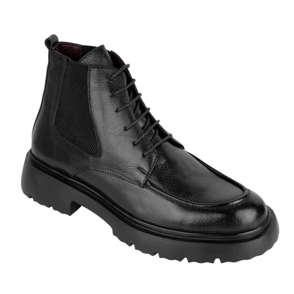 Owen: Bottes Homme - Cuir Noir