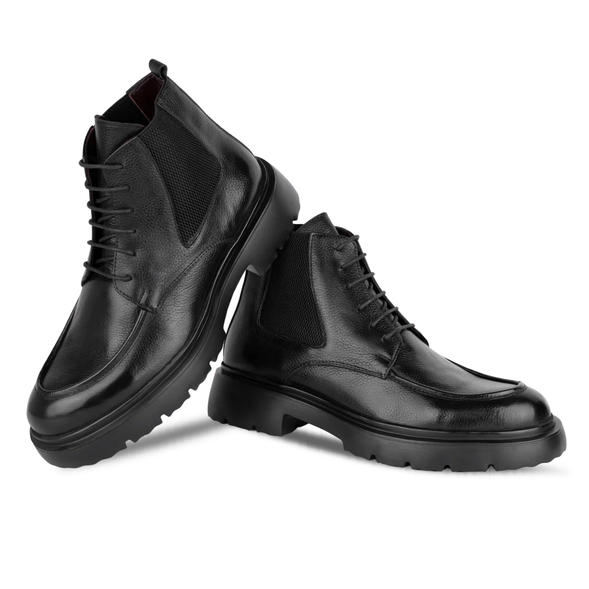 Owen: Bottes Homme - Cuir Noir